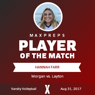 #24 Hannah Farr Player of the Game badge