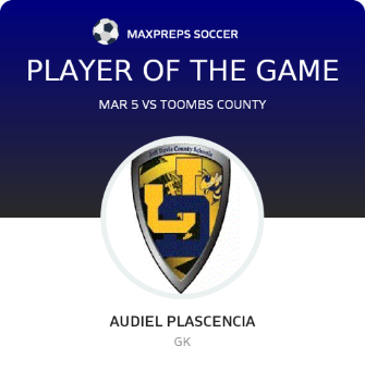 #00 Audiel Plascencia Player of the Game badge