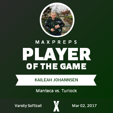 #17 Kaileah Johannsen Player of the Game badge