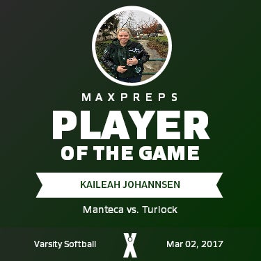 #17 Kaileah Johannsen Player of the Game badge