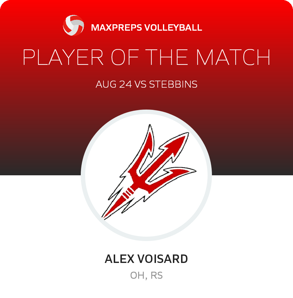 #6 Alex Voisard Player of the Game badge