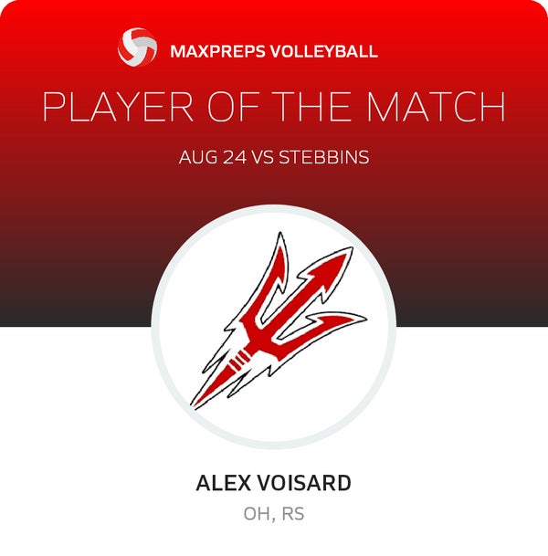 #6 Alex Voisard Player of the Game badge