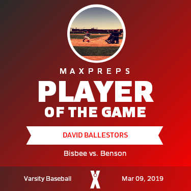 #11 David Ballestors Player of the Game badge