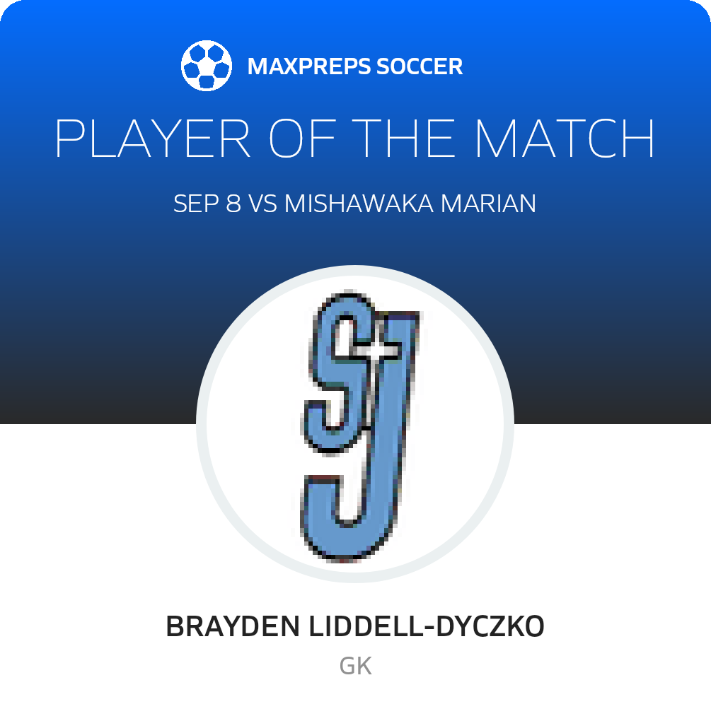 #1 B. Liddell-Dyczko Player of the Game badge