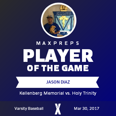 #40 Jason Diaz Player of the Game badge