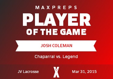 #30 Josh Coleman Player of the Game badge
