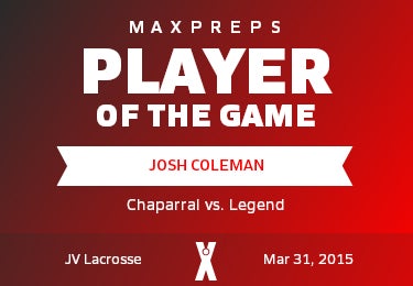 #30 Josh Coleman Player of the Game badge