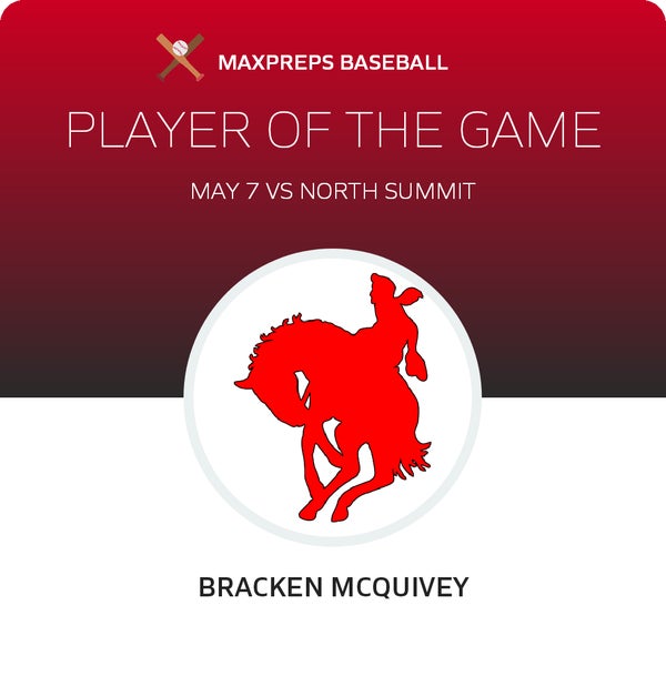 #14 Bracken McQuivey Player of the Game badge