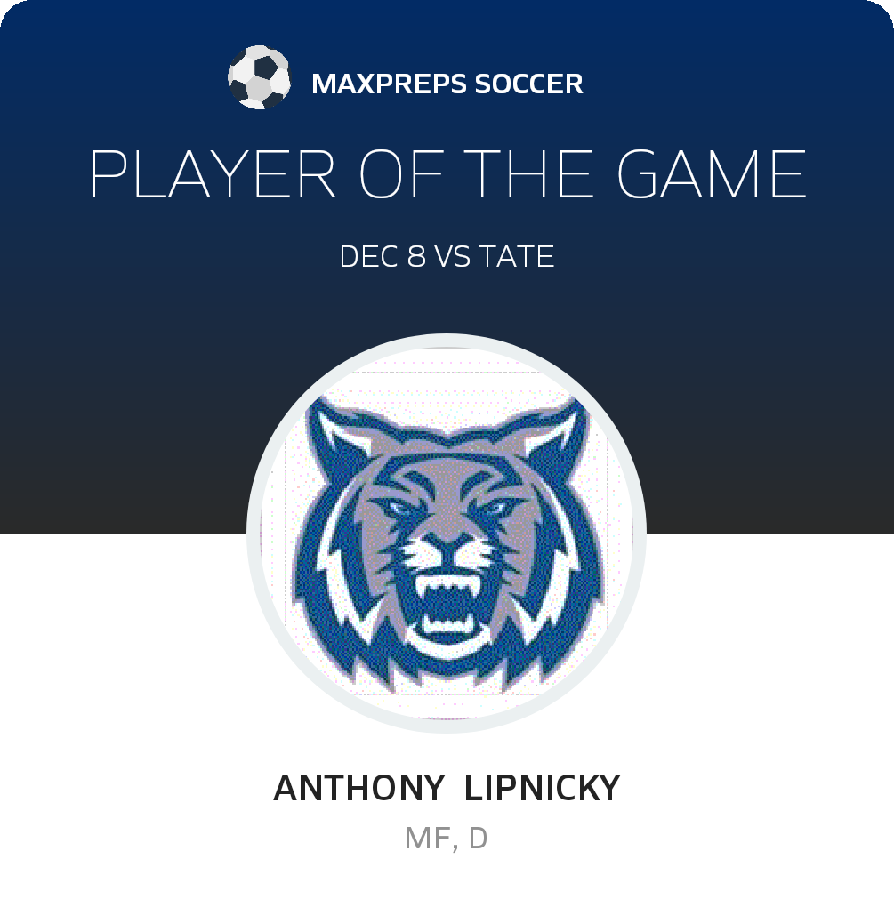 #11 Anthony  Lipnicky Player of the Game badge