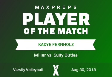 #6 Kadye Fernholz Player of the Game badge