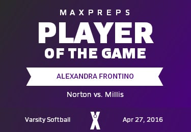 #7 Alexandra Frontino Player of the Game badge
