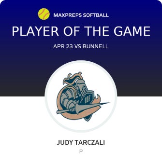 #15 Judy Tarczali Player of the Game badge