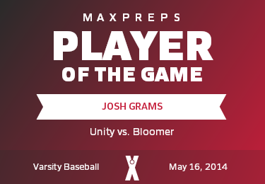 #14 Josh Grams Player of the Game badge