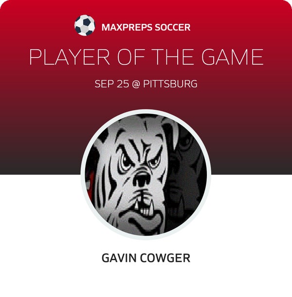 #14 Gavin Cowger Player of the Game badge