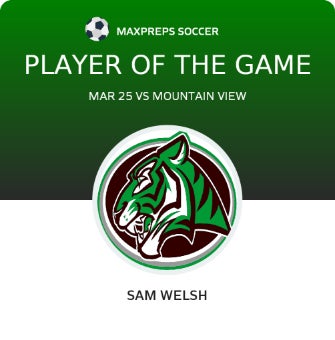 #2 Sam Welsh Player of the Game badge