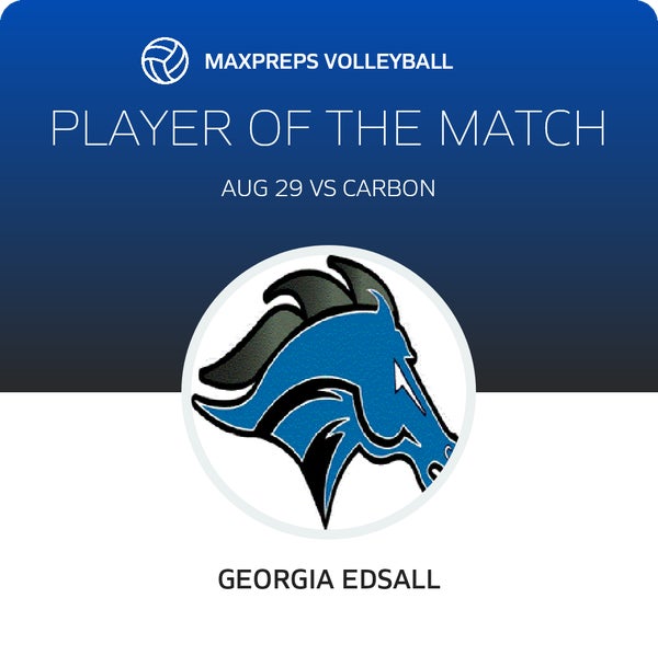 #2 Georgia Edsall Player of the Game badge