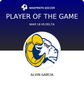 #10 Alvin Garcia Player of the Game badge