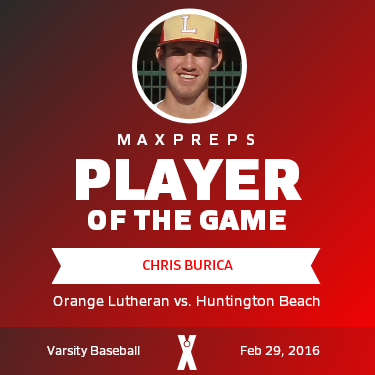 #36 Chris Burica Player of the Game badge