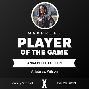 #17 Anna Belle Guillen Player of the Game badge