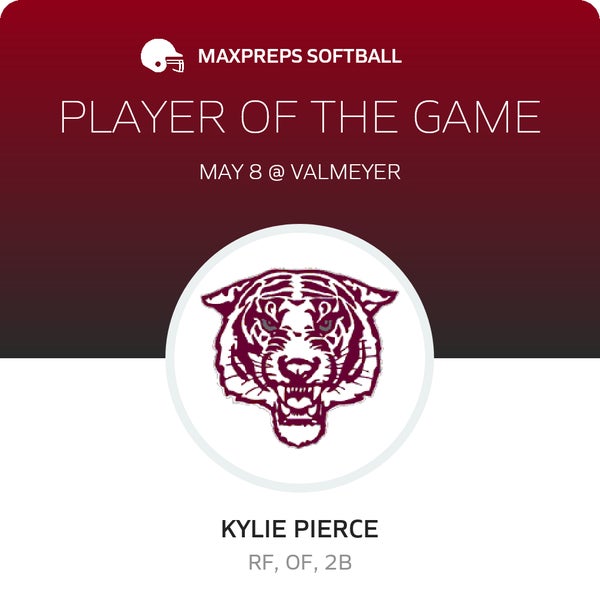 #21 Kylie Pierce Player of the Game badge