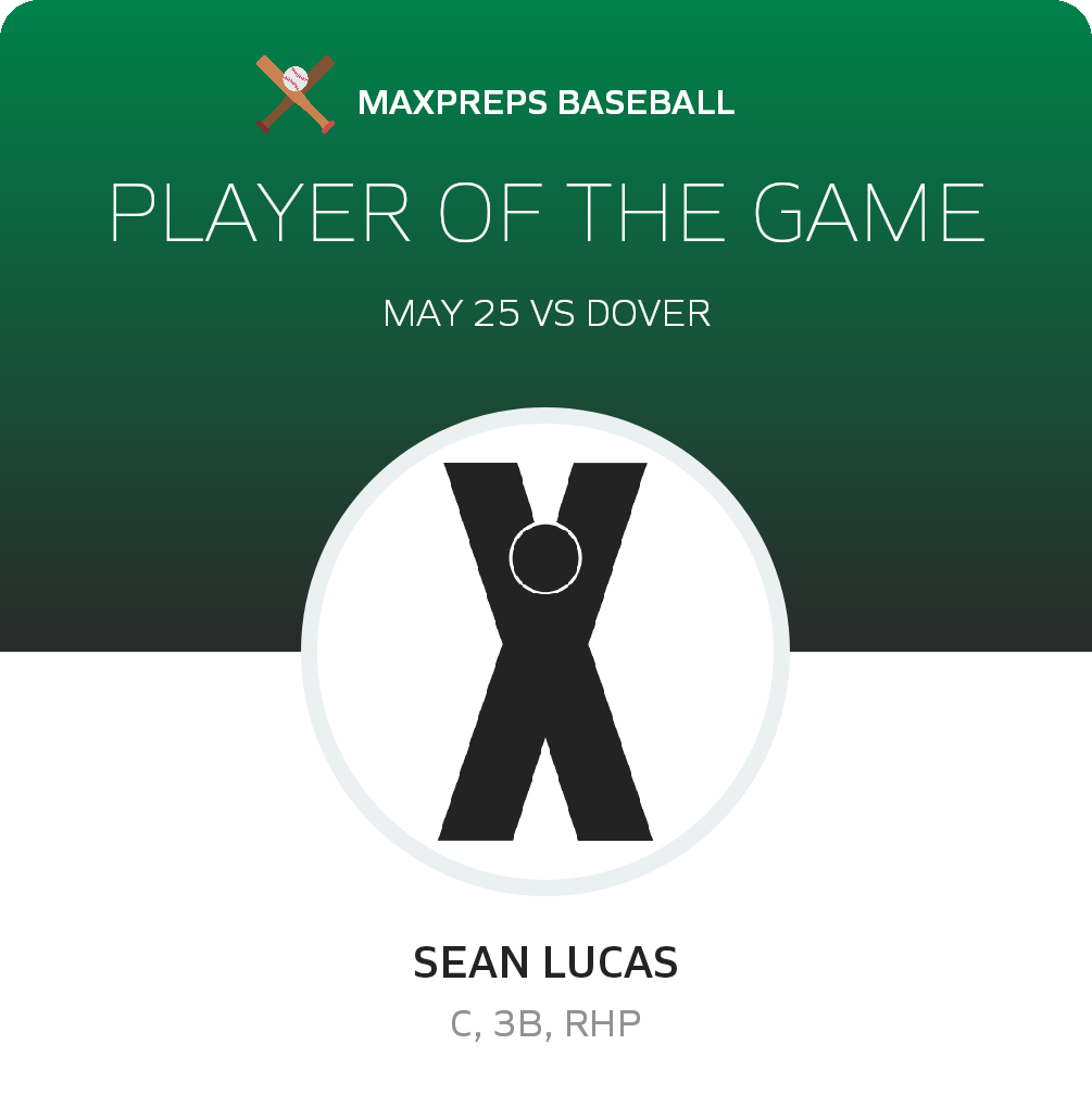 #13 Sean Lucas Player of the Game badge