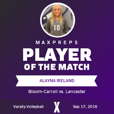 #6 Alayna Ireland Player of the Game badge