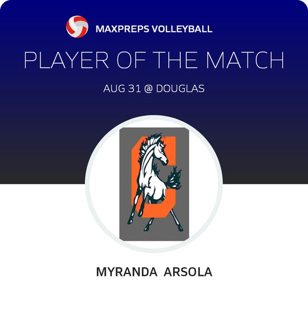 #7 Myranda Arsola Player of the Game badge