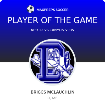 #22 Briggs Mclauchlin Player of the Game badge