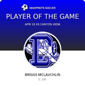 #22 Briggs Mclauchlin Player of the Game badge