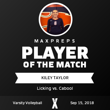 #14 Kylie Taylor Player of the Game badge