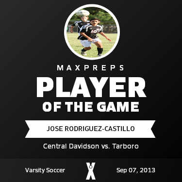 #10 J. Rodriguez-Castillo Player of the Game badge