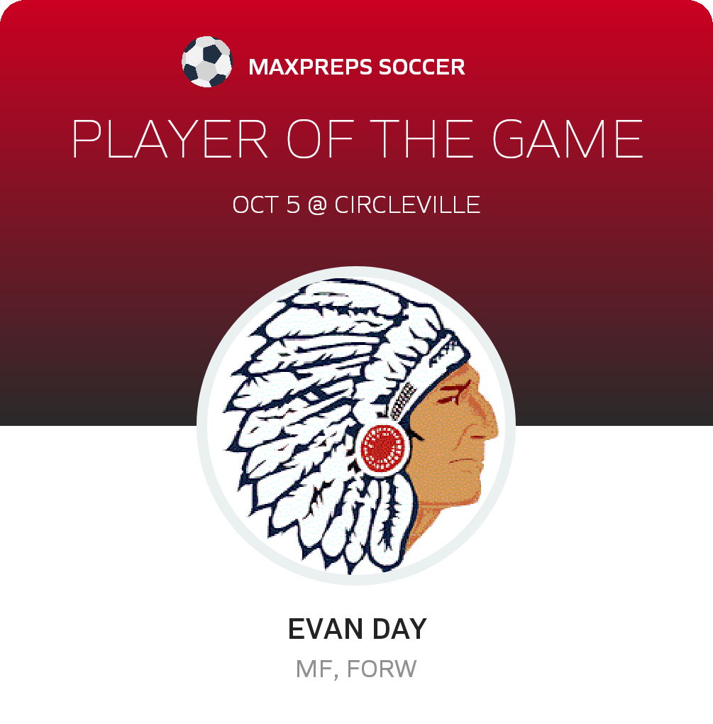 Evan Day Player of the Game badge