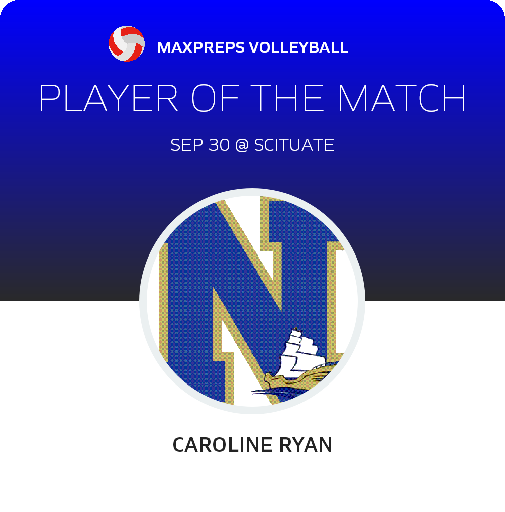 #8 Caroline Ryan Player of the Game badge