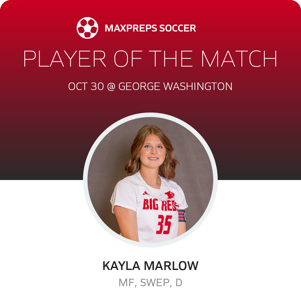 #35 Kayla Marlow Player of the Game badge