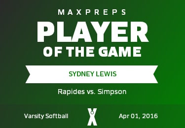 #6 Sydney Lewis Player of the Game badge