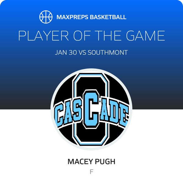 #23 Macey Pugh Player of the Game badge