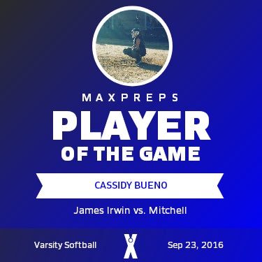 #6 Cassidy Bueno Player of the Game badge