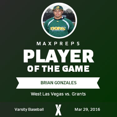 #16 Brian Gonzales Player of the Game badge