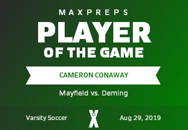#16 Cameron Conaway Player of the Game badge