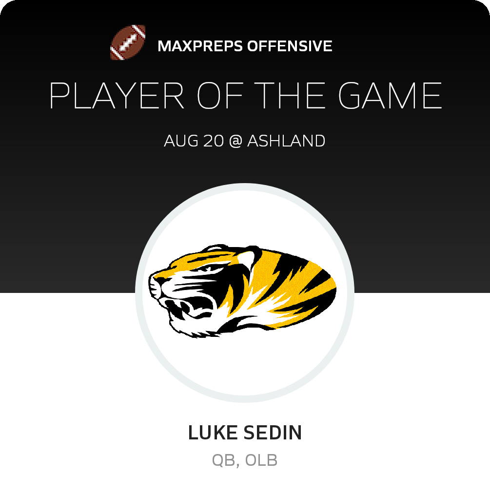 #4 Luke Sedin Player of the Game badge