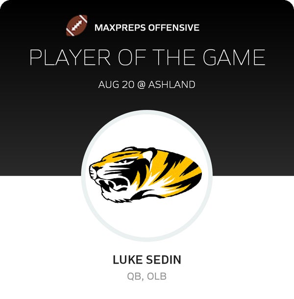 #4 Luke Sedin Player of the Game badge