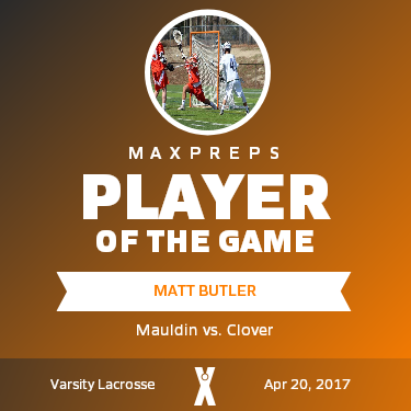 #5 Matt Butler Player of the Game badge