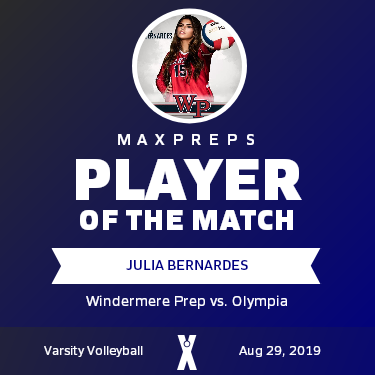 #15 Julia Bernardes Player of the Game badge