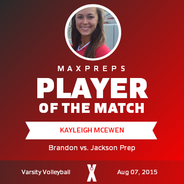 #22 Kayleigh Mcewen Player of the Game badge