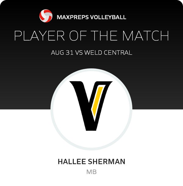 #11 Hallee Sherman Player of the Game badge