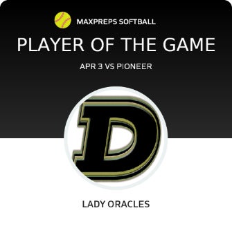Lady Oracles Player of the Game badge