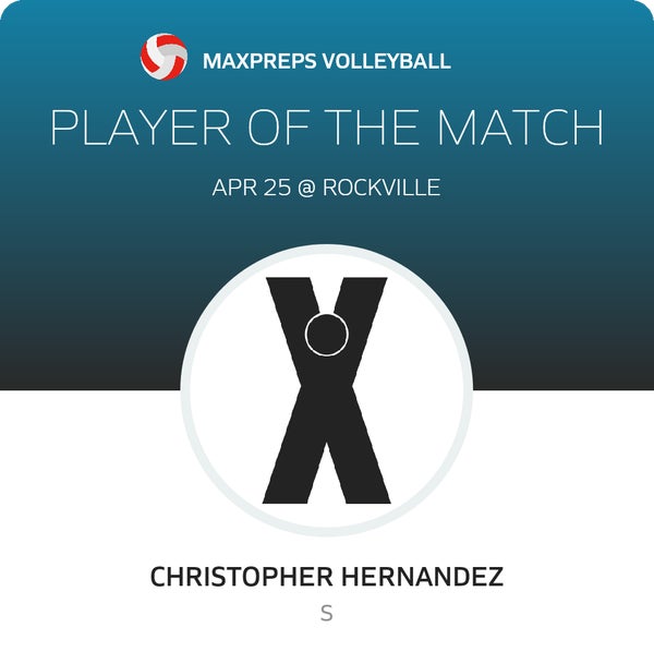 #17 C. Hernandez Player of the Game badge