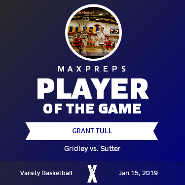 #4 Grant Tull Player of the Game badge