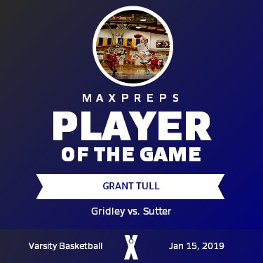 #4 Grant Tull Player of the Game badge