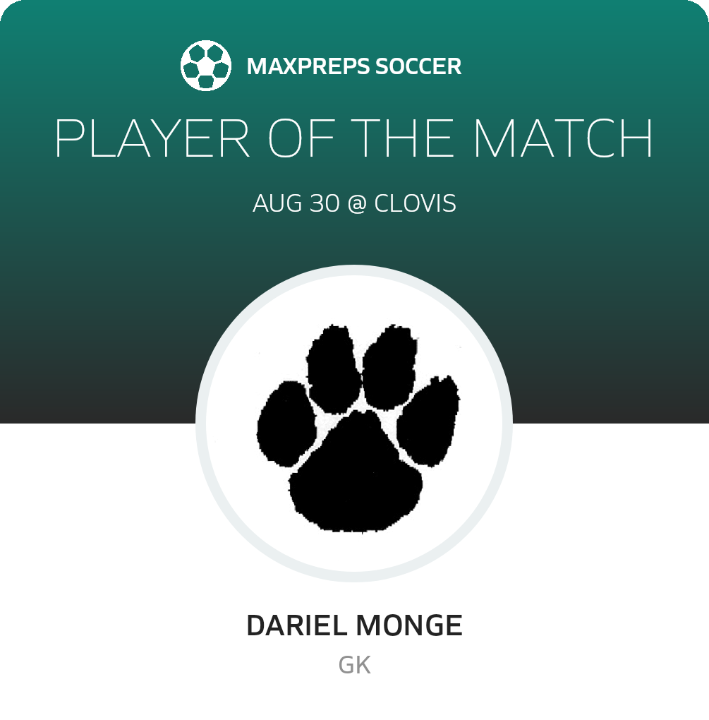 #1 Dariel Monge Player of the Game badge